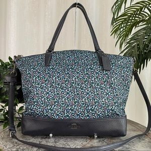 COACH SATCHEL IN RANCH FLORAL PRINT NYLON F59433